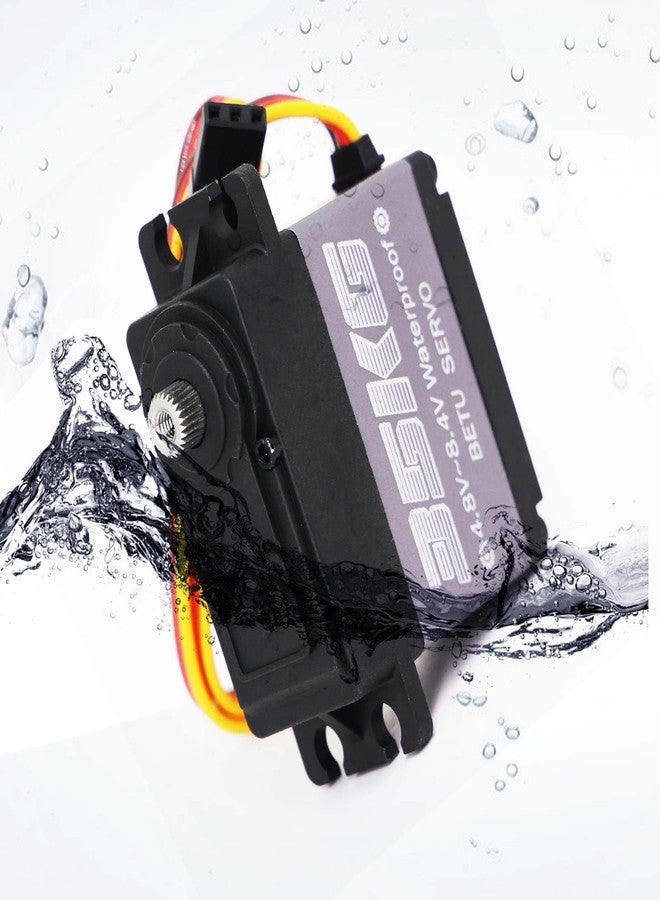 BETU سيرفو POHFP 35kg RC، سيرفو تروس من الفولاذ المقاوم للصدأ، سيرفو عالي العزم متوافق مع سيارات/روبوتات/قوارب RC بمقياس 1/8، 1/10، 1/12 (270 درجة) - Image 3